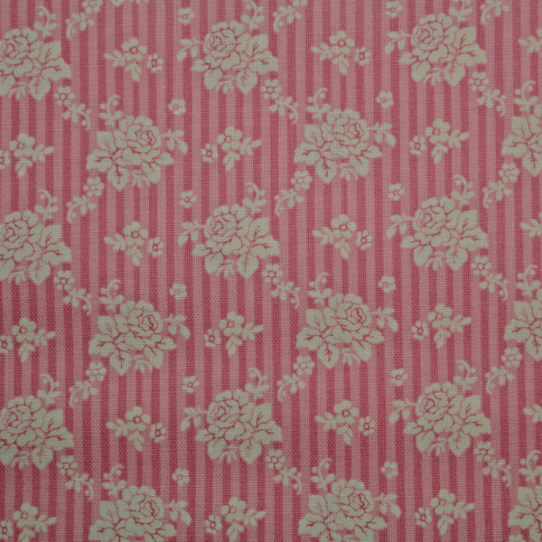Baumwollstoff / Druckstoff Tilda Emily Pink Spring Diaries